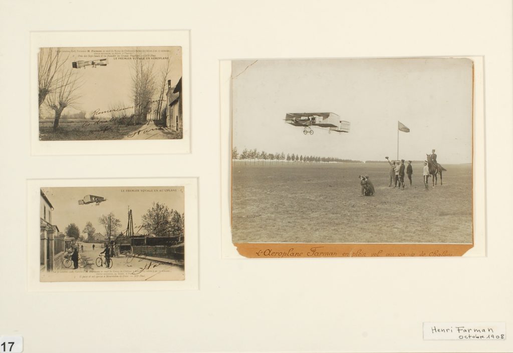 Photographies du vol de Henri Farman - Octobre 1908