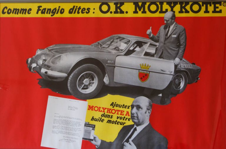 Lettre du 10 mai 1969 de Fangio à Molykote