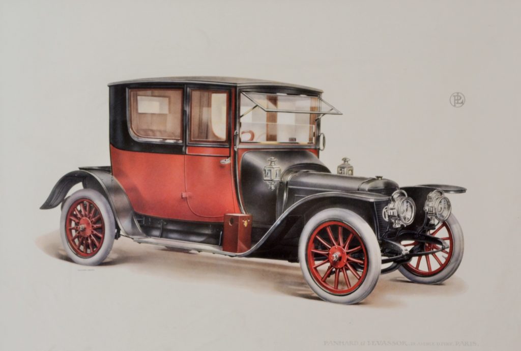 Voiture de Collection Panhard & Levassor - Châssis 4 cylindres - 1914