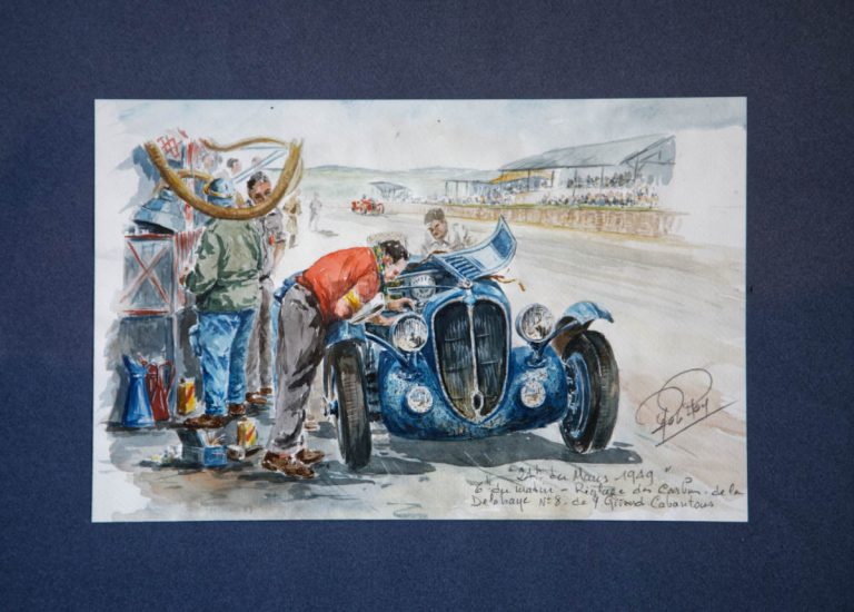 24 Heures du Mans 1949 La Delahaye de Giraud-Cabantous Chanal
