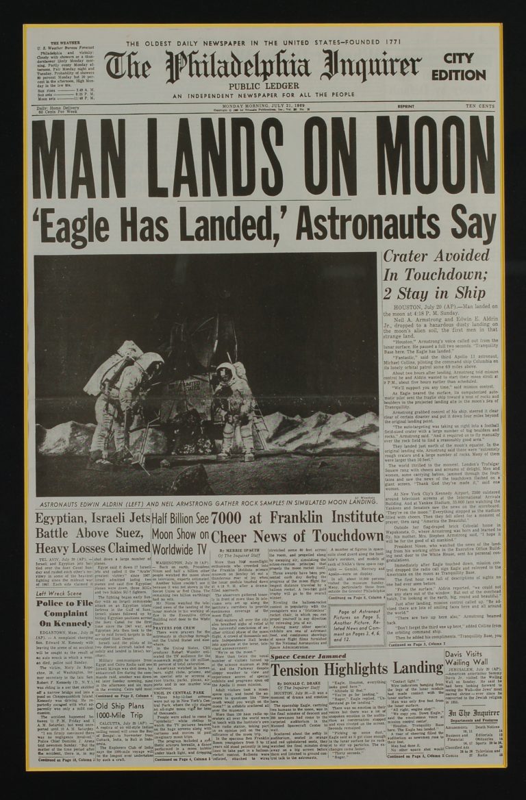 Man Lands On Moon