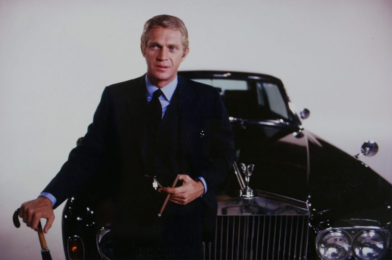 Steve McQueen avec Rolls Royce, L'Affaire Thomas Crown, 1968